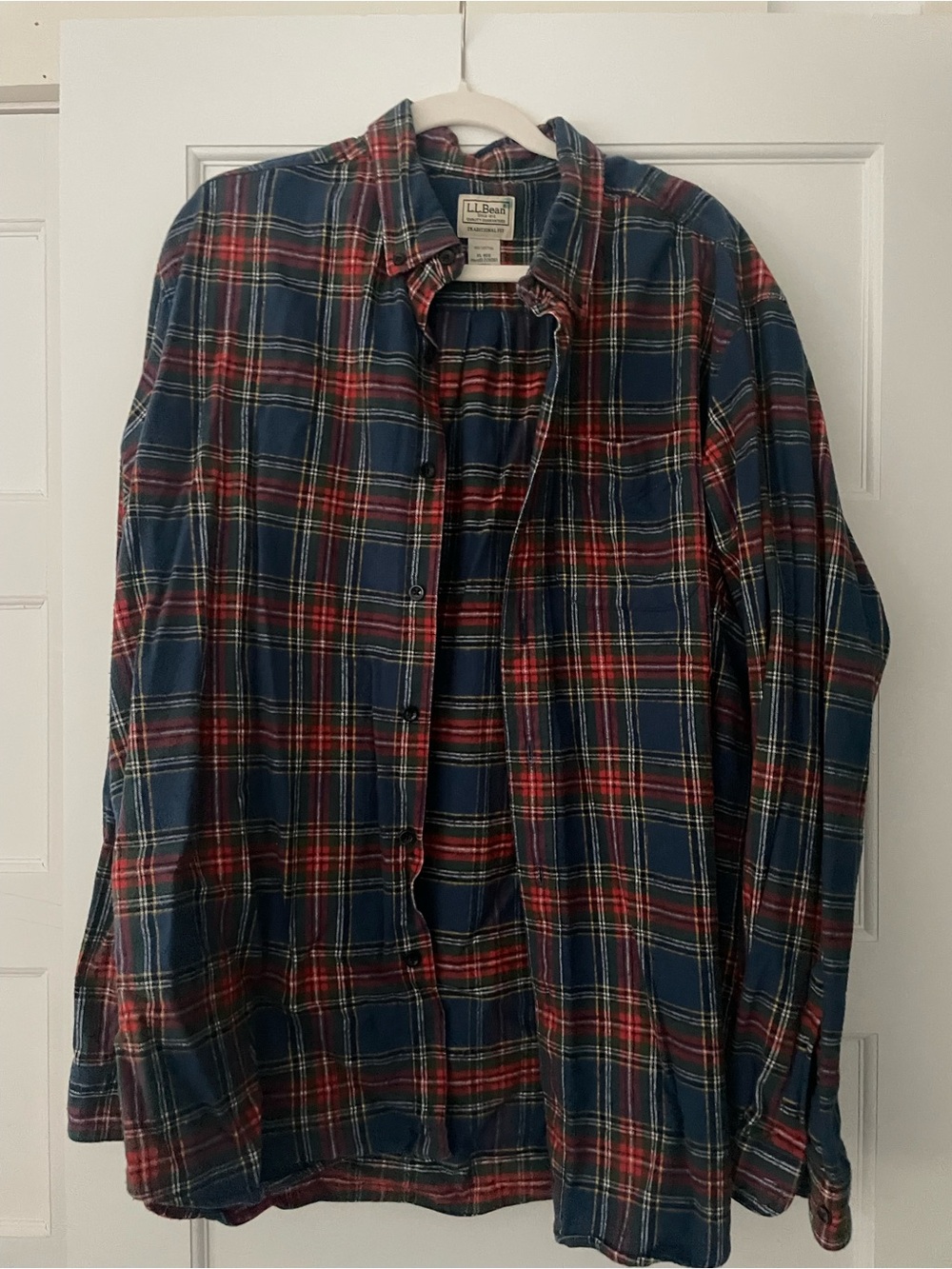 Men LL Bean Flannel